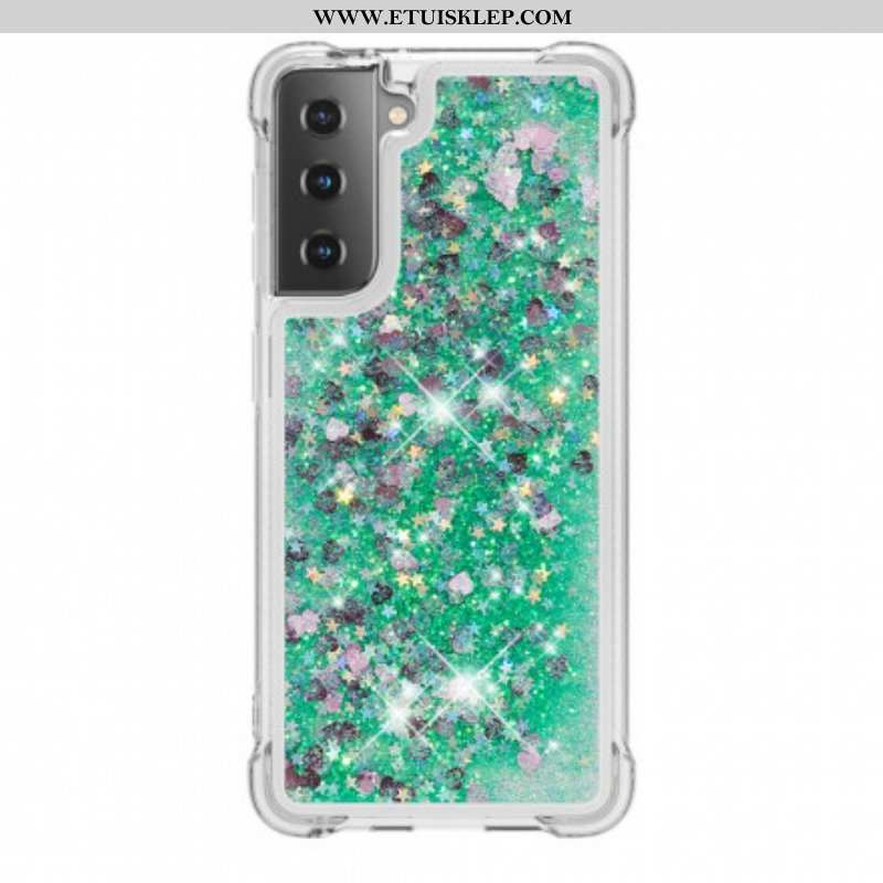 Etui do Samsung Galaxy S21 Plus 5G Pragnienia Cekiny